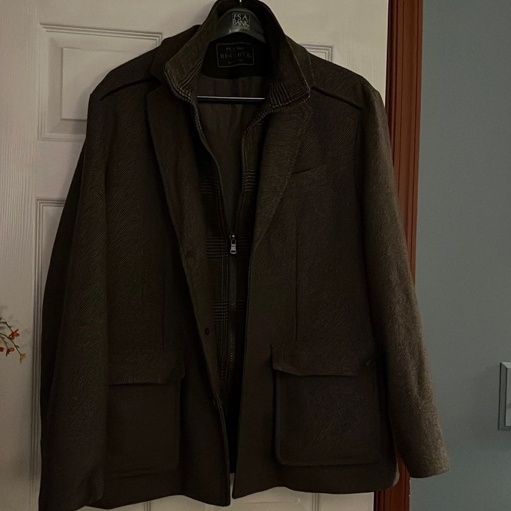 Jos.A.Bank Coat with removable under jacket layer